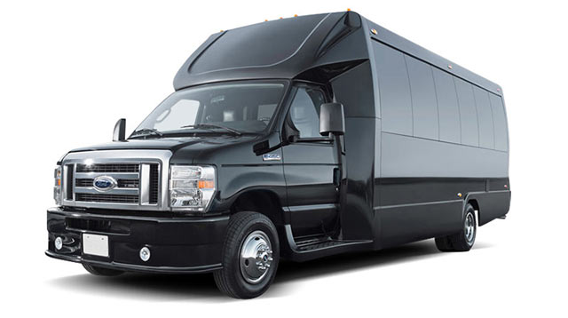 Sacramento party bus rental exterior