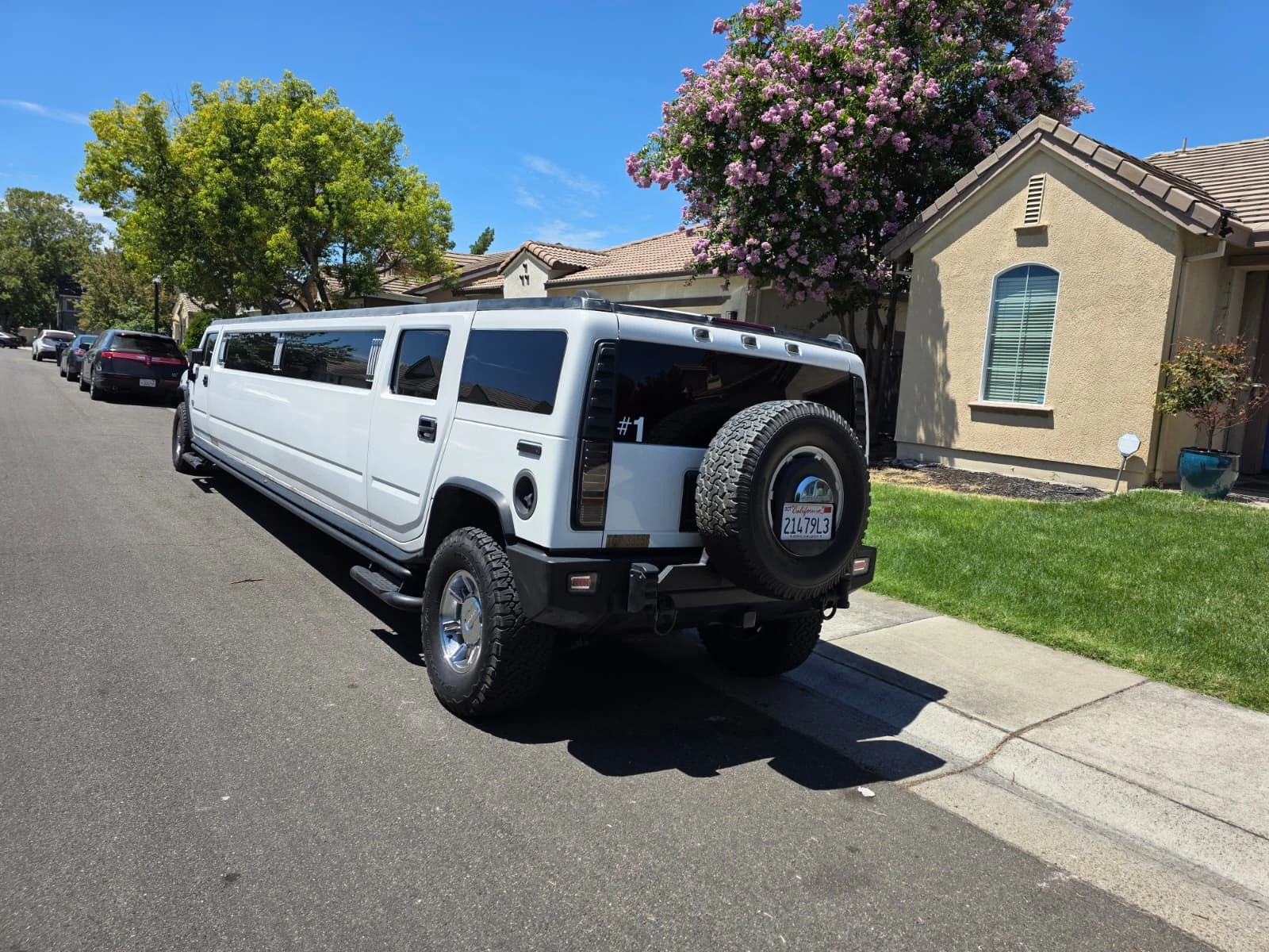 Stretch Hummer limo for weddings and events in Sacramento, CA